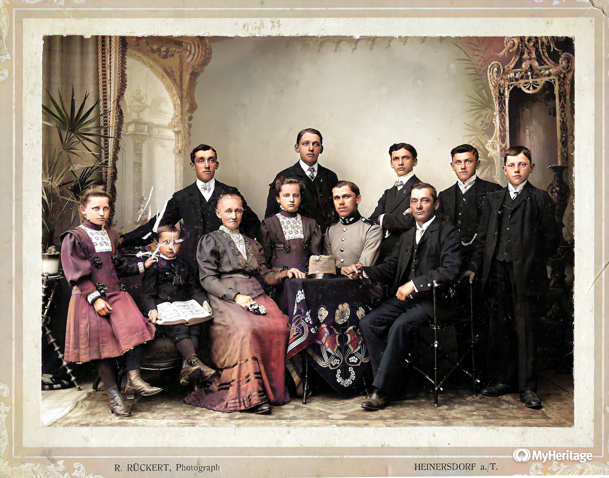 Familie Nicht im Mai 1910